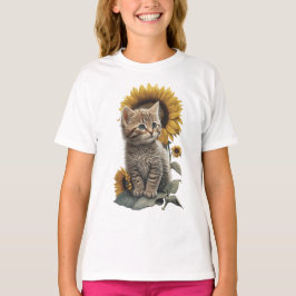Kinder Katzenwelsch T - Shirt