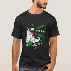 Kinder Kinder Happy St Pat Trex Day Dino St.Patric T-Shirt
