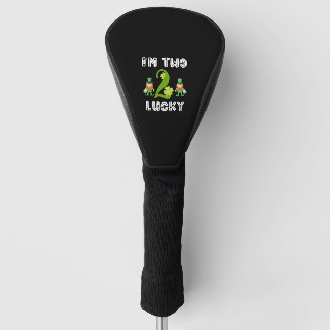 Kinder Kinder Ich bin zwei glückliche Kleinkind 2. Golf Headcover (Vorderseite)