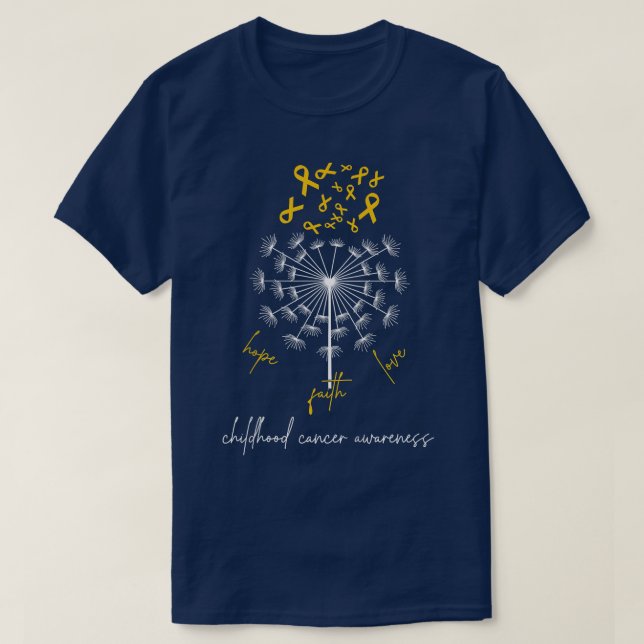 Kinder Kinder Krebs Bewusstsein Glaube Hoffnung Li T-Shirt (Design vorne)