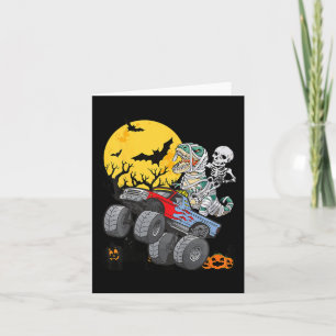 Kinder Kinder Skelett Monster Lkw Moon Candy Toddl Karte