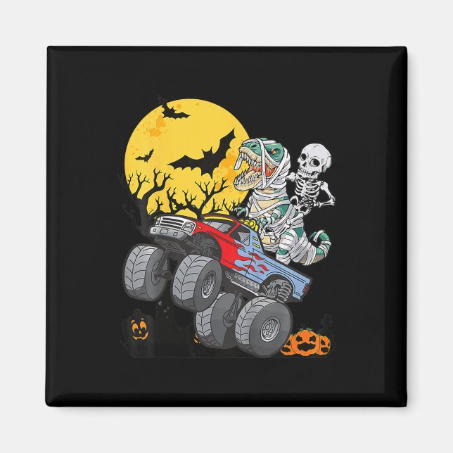Kinder Kinder Skelett Monster Lkw Moon Candy Toddl Magnet (Vorne)