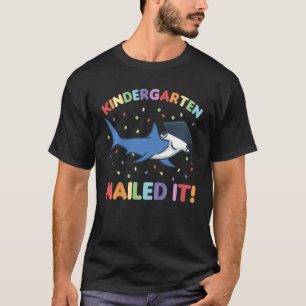 Kinder Kindergarten nagelte es Hammerhead Shark T-Shirt