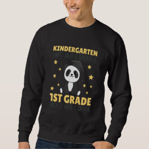 Kinder Kindergarten Panda Abschluss Graduate Sweatshirt