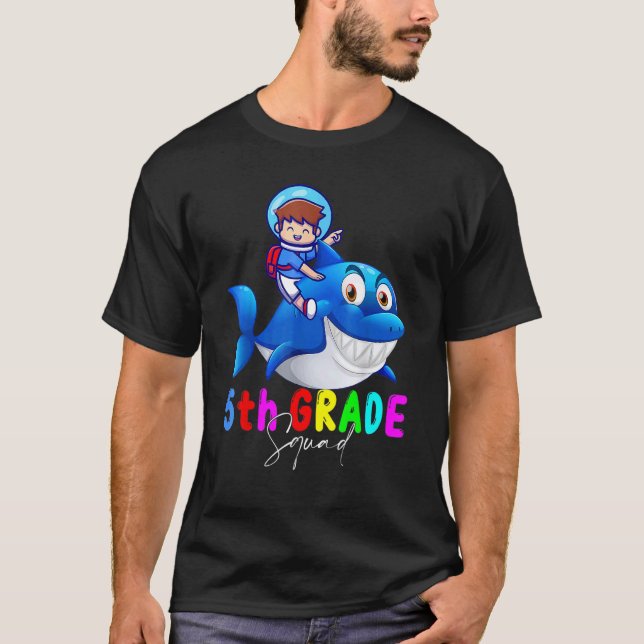 Kinder-Kinderteam 5. Klasse Squad Lehrer zurück zu T-Shirt (Vorderseite)