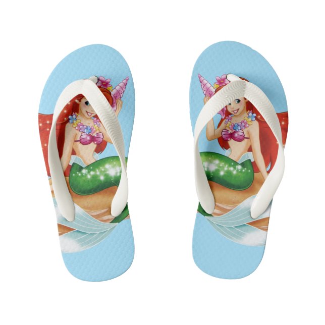 Kinder kippen Flops-Mermaid Kid's Flip Flops (Fußbett)