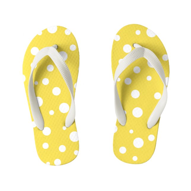 Kinder kippen Flops-Polka Dots Kinderbadesandalen (Fußbett)