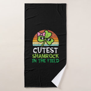 Kinder Kleinkind Girls St Patricks Day Niedliches  Badehandtuch