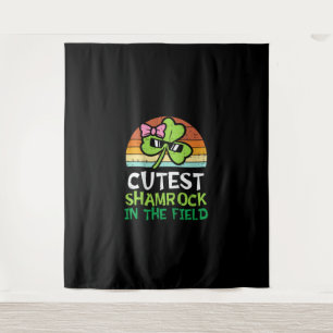 Kinder Kleinkind Girls St Patricks Day Niedliches Wandteppich