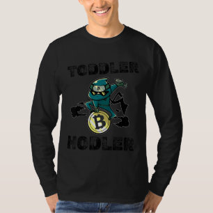 Kinder Kleinkind Hodler Bitcoin Ninja mit Sonnenbr T-Shirt