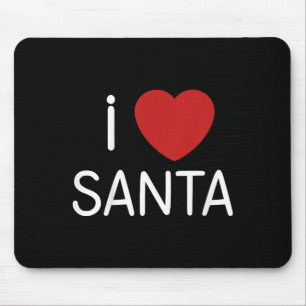 Kinder Kleinkind Ich liebe Santa Claus Jungen Mädc Mousepad