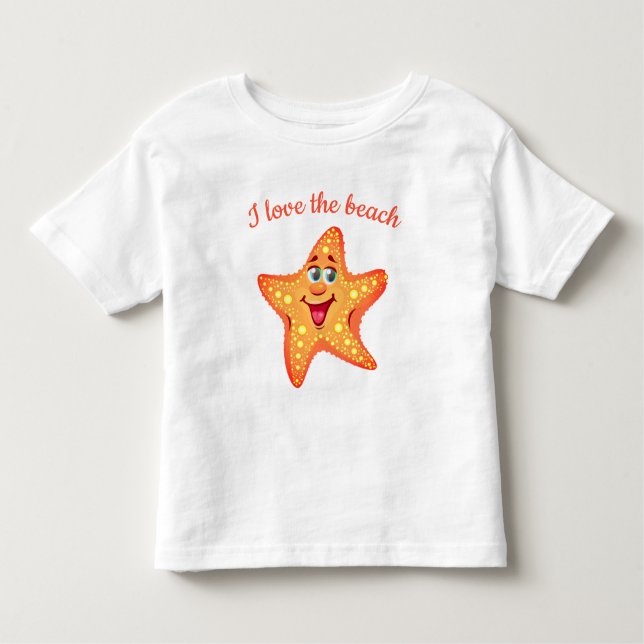 Kinder Kleinkind T - Shirt Starfish (Vorderseite)
