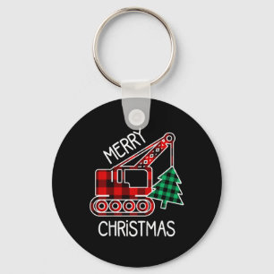 Kinder Kleinkind Weihnachtswagen Junge Xmas Bagger Schlüsselanhänger