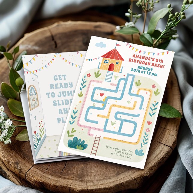 Kinder knacken Bash, spielen Geburtstag Einladung (Von Creator hochgeladen)