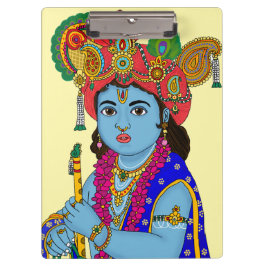 Kinder-Krishna-Schreibwaren Klemmbrett