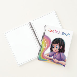 Kinder Kunstskizzenbuch | Bist du gelangweilt? Notizbuch