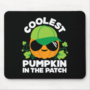 Kinder-Kürbisfeld Jungen oder Mädchen Herbst Kühle Mousepad