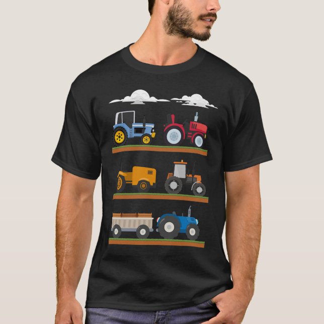 Kinder Landmaschinen Traktor Lover T-Shirt (Vorderseite)