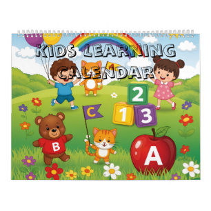 Kinder Lernkalender – ABC & 123 Bildung Kalender