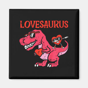Kinder Lieben Dinosaurier Dino Trex Dab Herz Klein Magnet