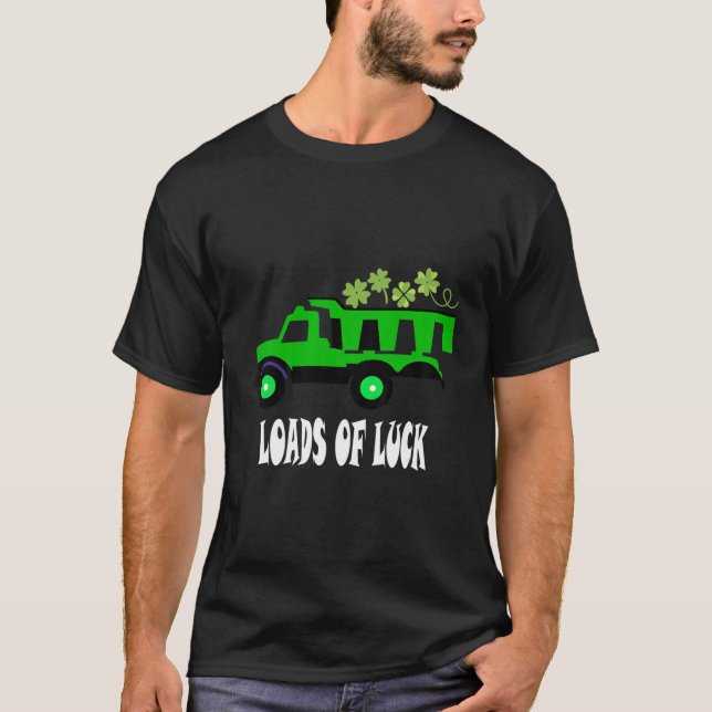 Kinder lieben Kleinkinder mit dem Luck Tractor Jun T-Shirt (Vorderseite)