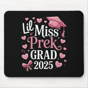 Kinder Little Miss Pre-K Abschluss 2025 Vorschule Mousepad