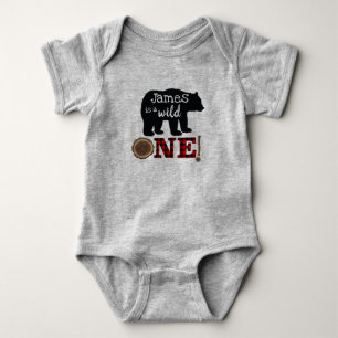 Kinder Lumberjack Romper Baby Strampler