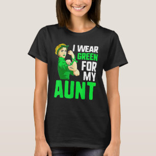 Kinder-Lymphom-Bewusstsein Rosie  Ich trage Grün f T-Shirt
