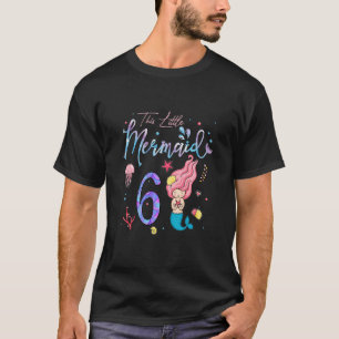 Kinder Mädchen 6. Geburtstagskind Dieses kleine Me T-Shirt