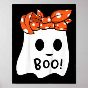 Kinder Mädchen Kleinkind glücklich Halloween Geist Poster