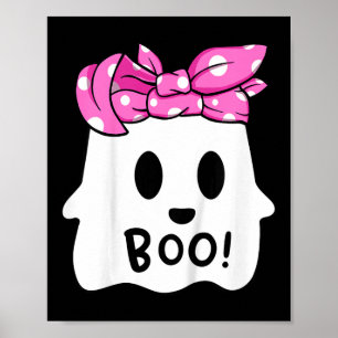 Kinder Mädchen Kleinkind glücklich Halloween Geist Poster