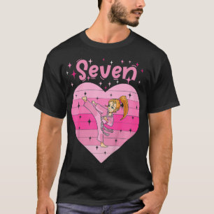 Kinder Mädchen Tochter Kampfsport Judo Karate 7. b T-Shirt