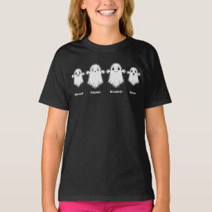 Kinder Mami Papi 4 Personen Geister Familie Hallow T-Shirt
