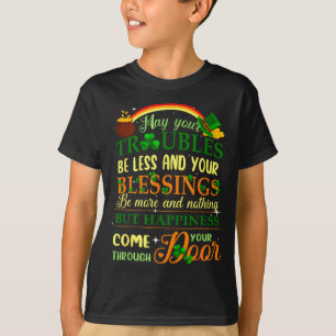 Kinder Männer Frauen Irischer Segen St Patrick&# ; T-Shirt