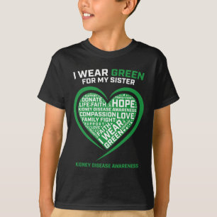 Kinder Männer Frauen Schwester Nierenerkrankung Tr T-Shirt