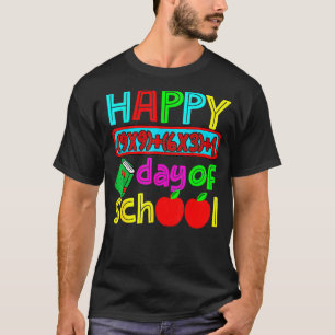 Kinder Math Formel glücklich 100 Tage der Schule 1 T-Shirt
