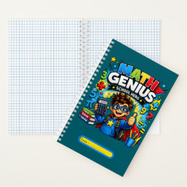 Kinder-Mathe-Notizbuch | Mathe-Genie Notizbuch