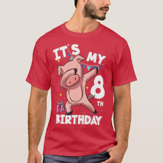 Kinder mein 8. Geburtstag 8 Jahre altes Mädchen Ge T-Shirt