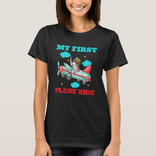Kinder Mein erster Flug Erster Flug Kinder Jungen T-Shirt