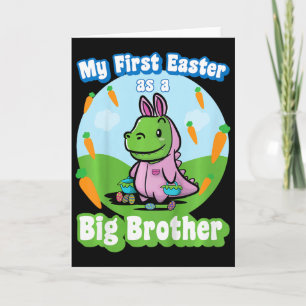Kinder Mein erstes Ostern als großer Bruder Süßes Karte
