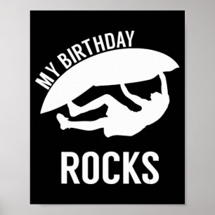 Kinder mein Geburtstagsrocks-Geschenk für Rock Cli Poster