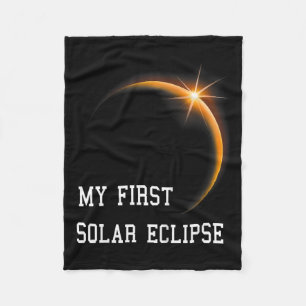 Kinder meine ersten Solar Eclipse Boys Girls 2024 Fleecedecke