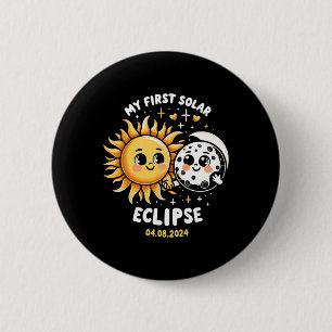 Kinder meine ersten Solar Eclipse Kindermädchen 20 Button