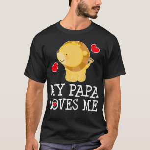 Kinder meine Papa-Lieben Lion Grandson T-Shirt