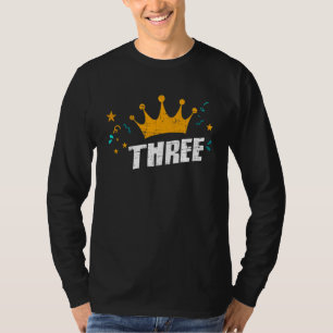 Kinder meinen dritten Geburtstag mit Krone und ich T-Shirt