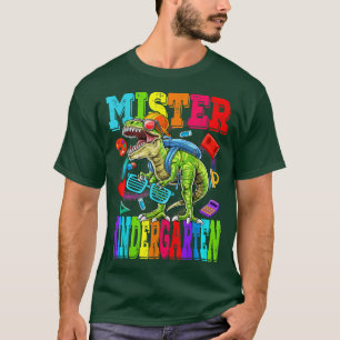 Kinder Mister Kindergarten Typ Monster Truck Dinos T-Shirt