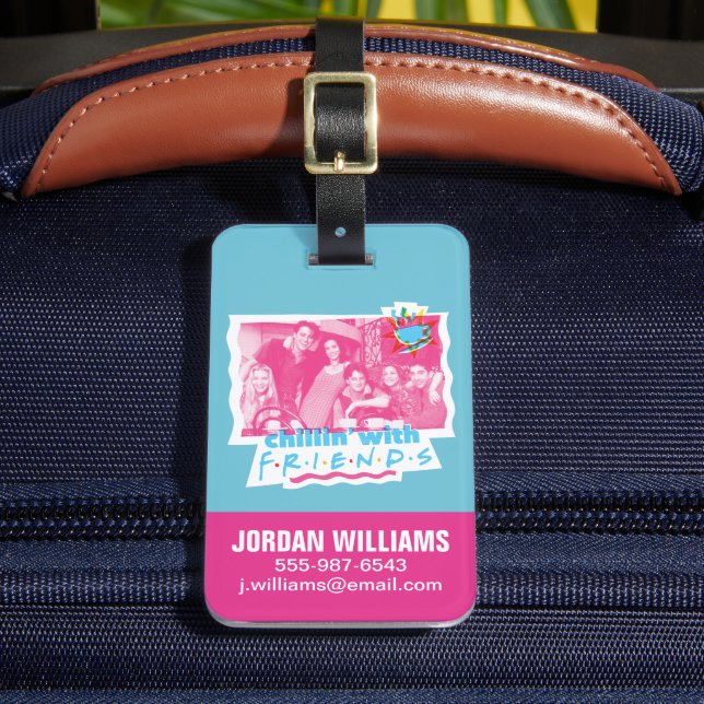 Kinder mit FRIENDS™ Gepäckanhänger (Vorderseite Insitu 2)