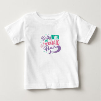 Kinder mit gesunder Luft und Meerjungfahne Baby T-shirt