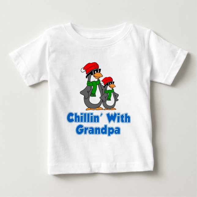 Kinder mit Großvater Baby T-shirt (Vorderseite)