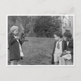 Kinder mit Kamera Postkarte